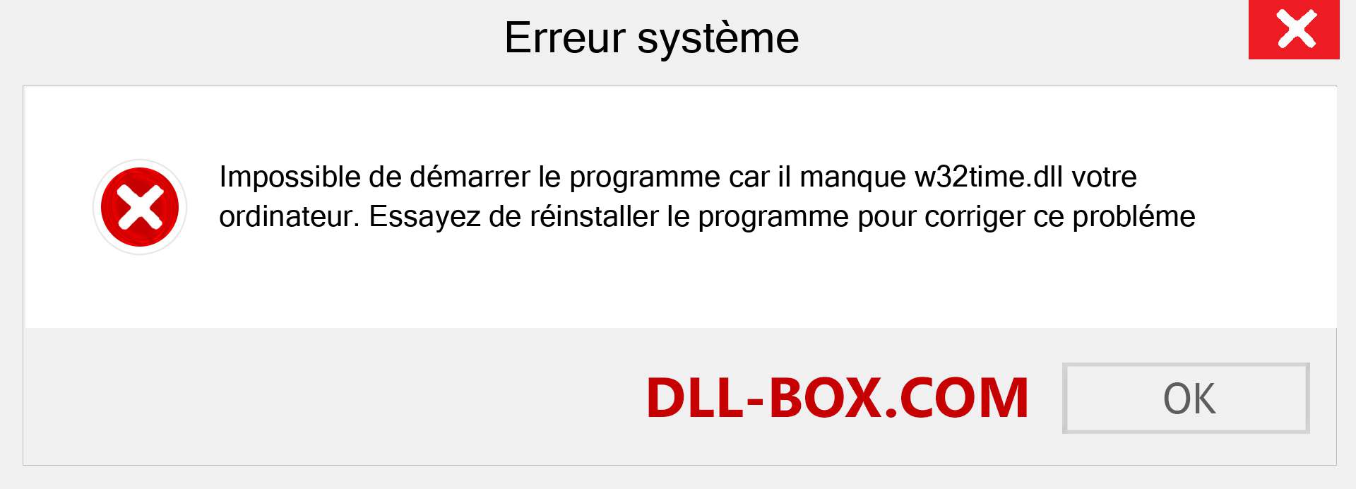 Le fichier w32time.dll est manquant ?. Télécharger pour Windows 7, 8, 10 - Correction de l'erreur manquante w32time dll sur Windows, photos, images