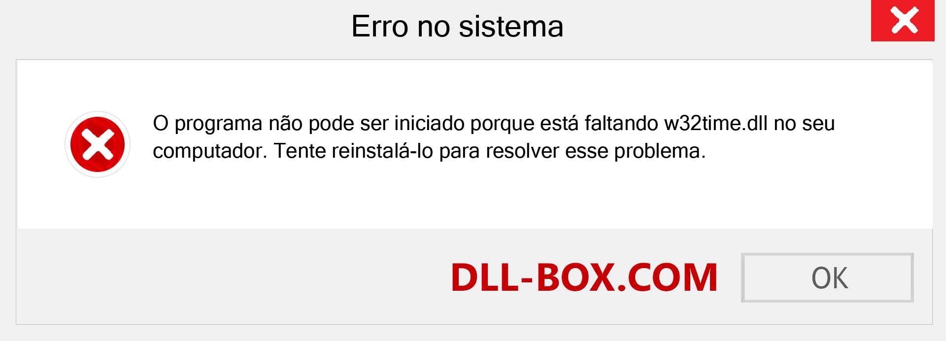 Arquivo w32time.dll ausente ?. Download para Windows 7, 8, 10 - Correção de erro ausente w32time dll no Windows, fotos, imagens